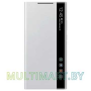 Чехол Samsung Smart Clear View Cover для Galaxy Note20 Ultra (белый)